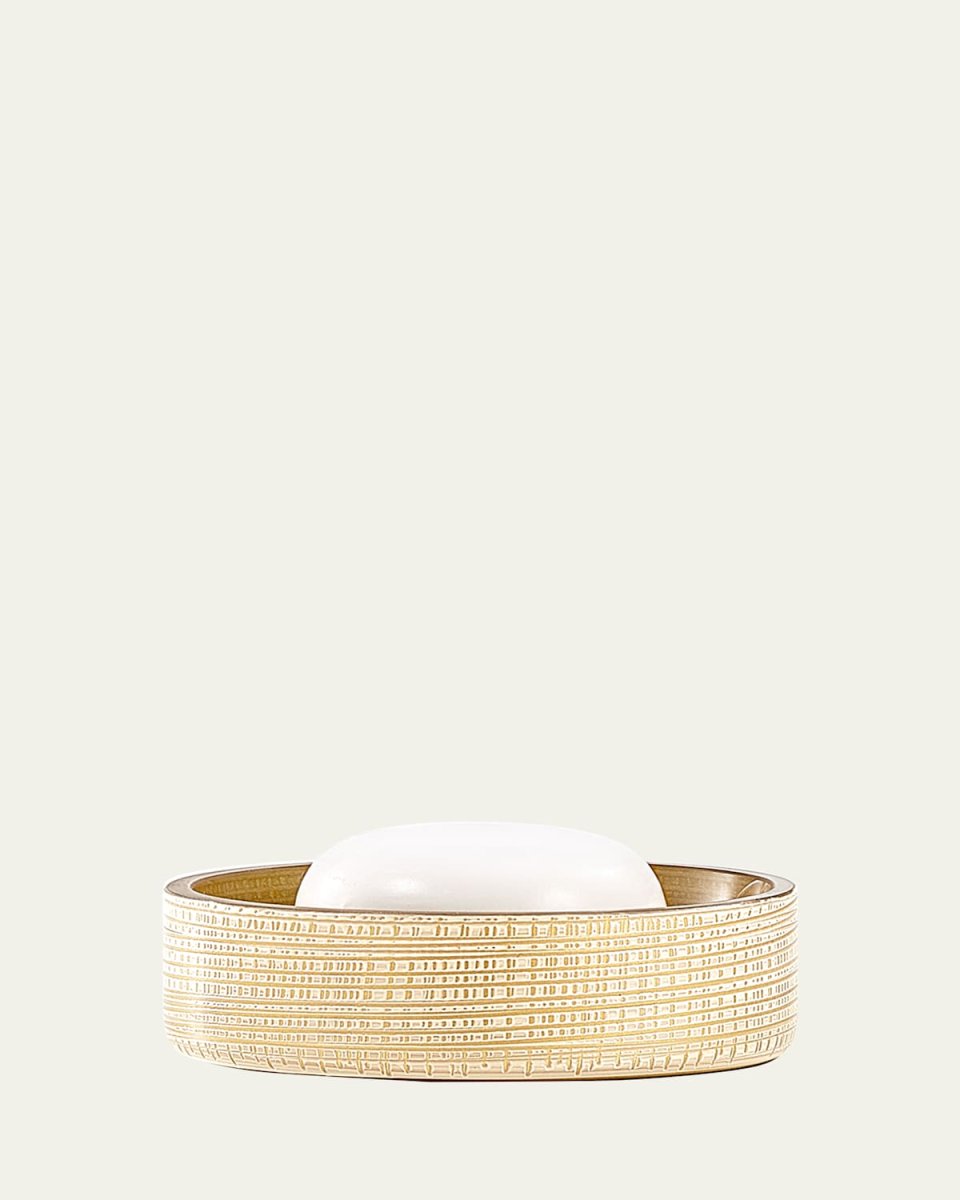 Woven Soap Dish, Gold